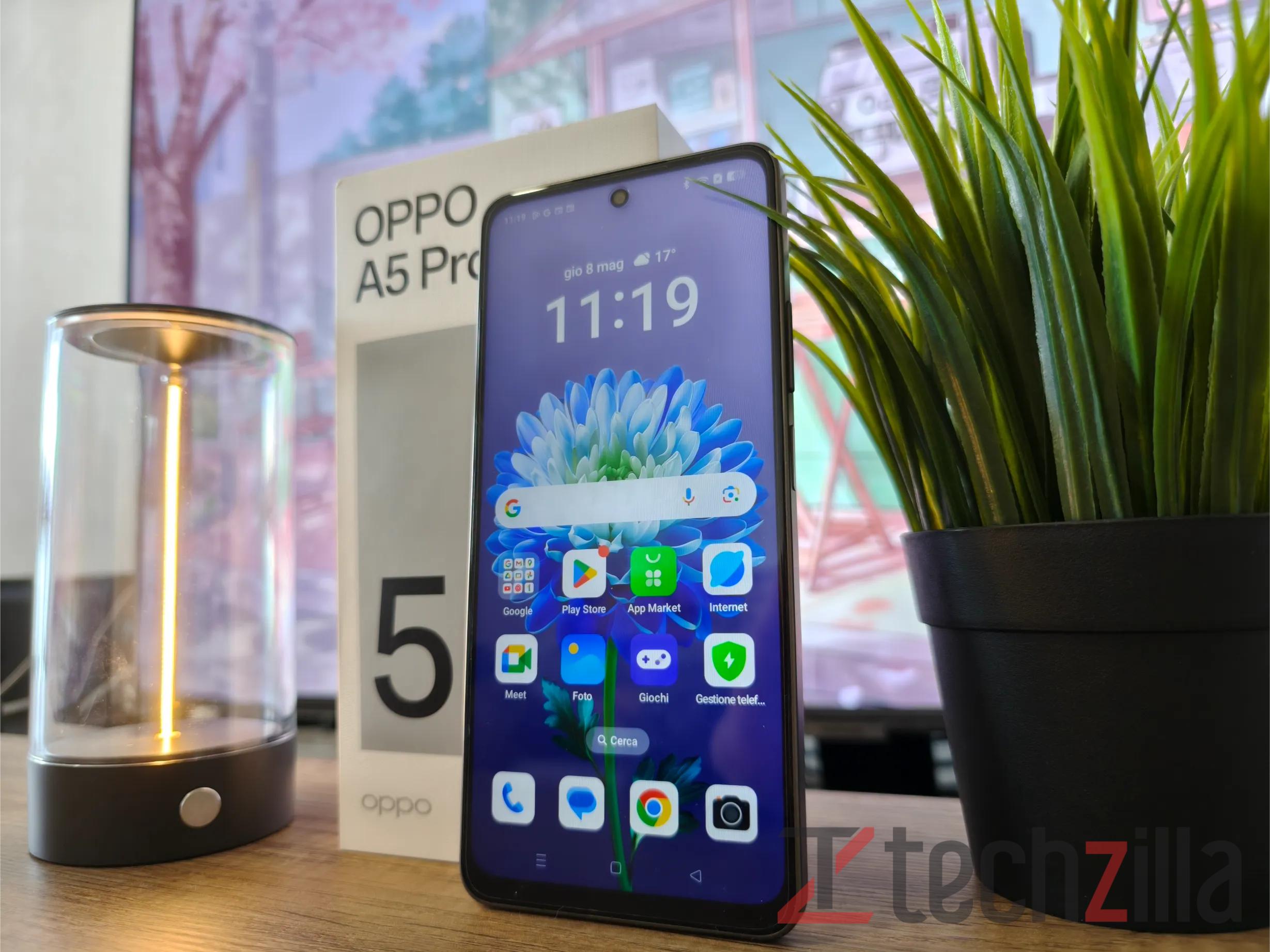 Recensione OPPO A5 Pro 5G Tz 23